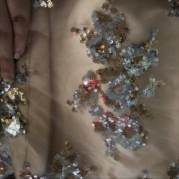 Fernando Wong Sequin Illusion Cocktail Mini Dress - Picture 6 of 7